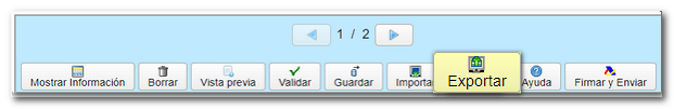 exportar declaración modelo 180