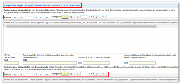 Complimenti les dades pertinents  