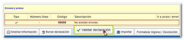 Imatge de validar declaració