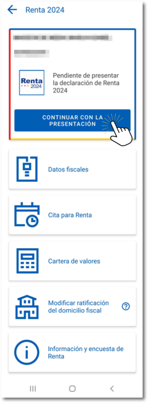 Tramitación borrador/declaración