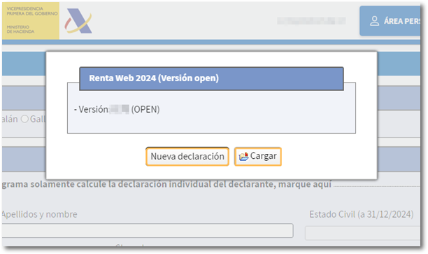 Nueva declaración