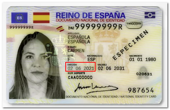 Fecha de expedición