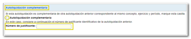 Supplementary tax return