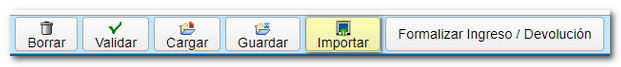 Import button