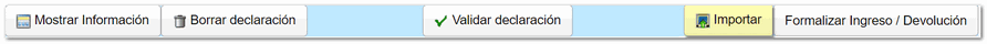 Importar declaració