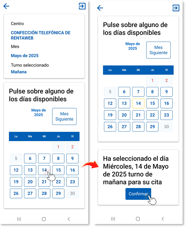 Confirmar cita