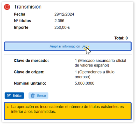 Errores y avisos