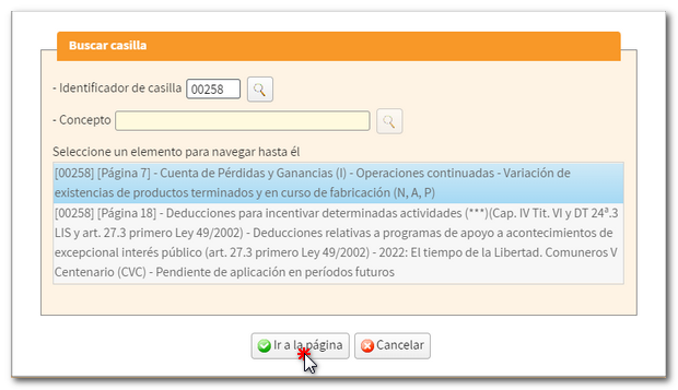 Ir a la página